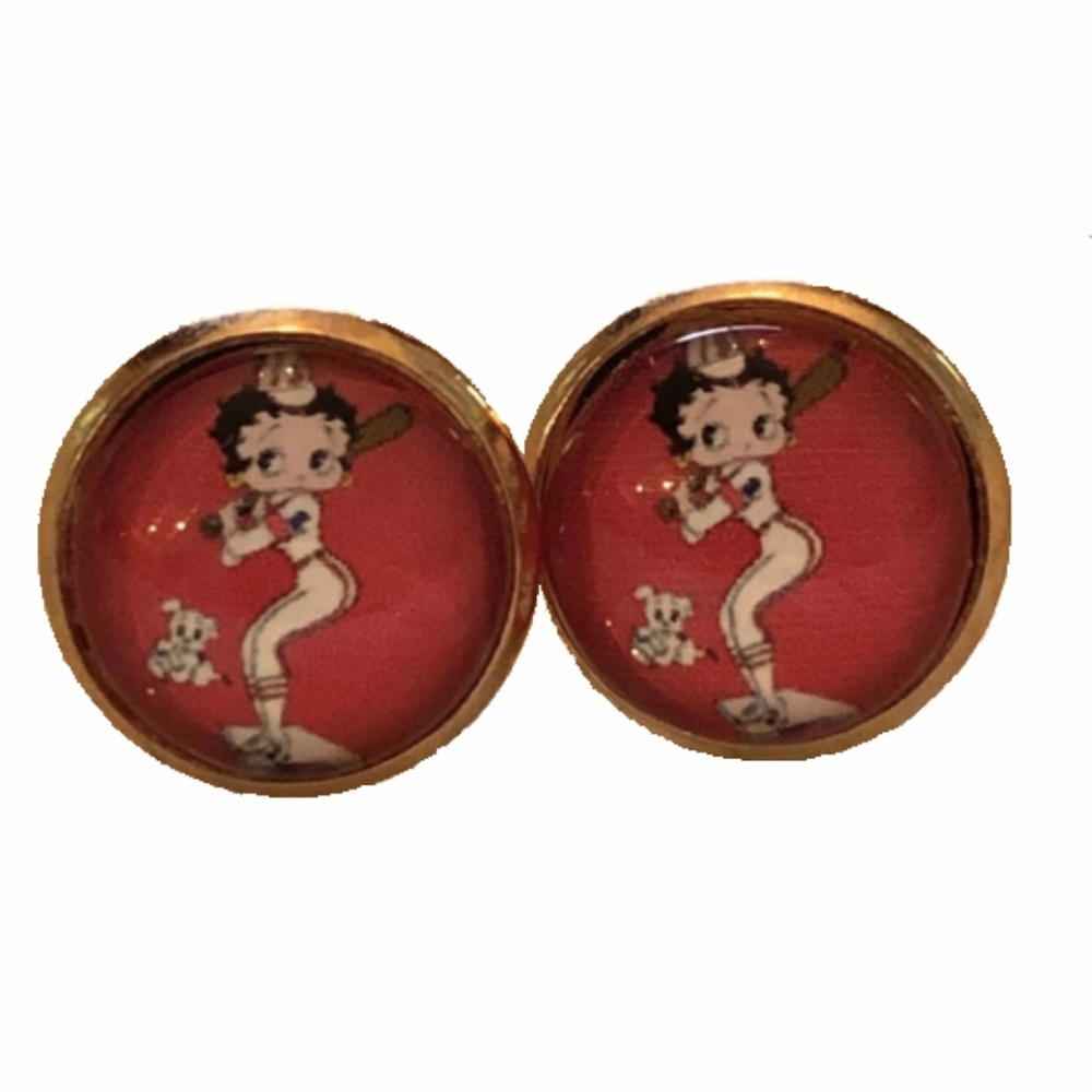 New, Betty Boop uniform series stud earrings - Picture 2 of 8